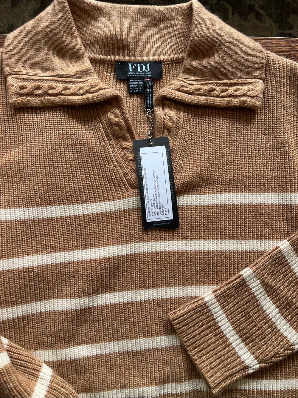 Knit Polo Sweater